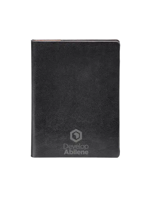 Fabrizio Black Rfid Passport Holder w/Develop Abilene Logo