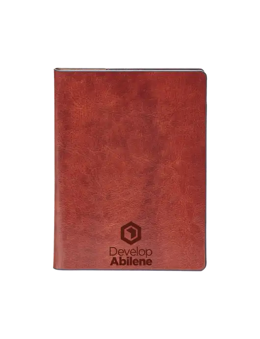 Fabrizio Brown Rfid Passport Holder w/Develop Abilene Logo