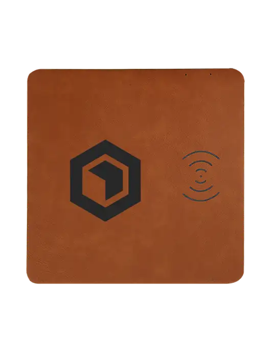 Rawhide Laserable Leatherette Phone Charging Mat w/Develop Abilene Icon Logo