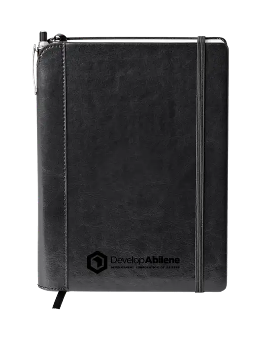 Fabrizio Black Journal 6.375 x 8.375 Combo w/Develop Abilene Logo