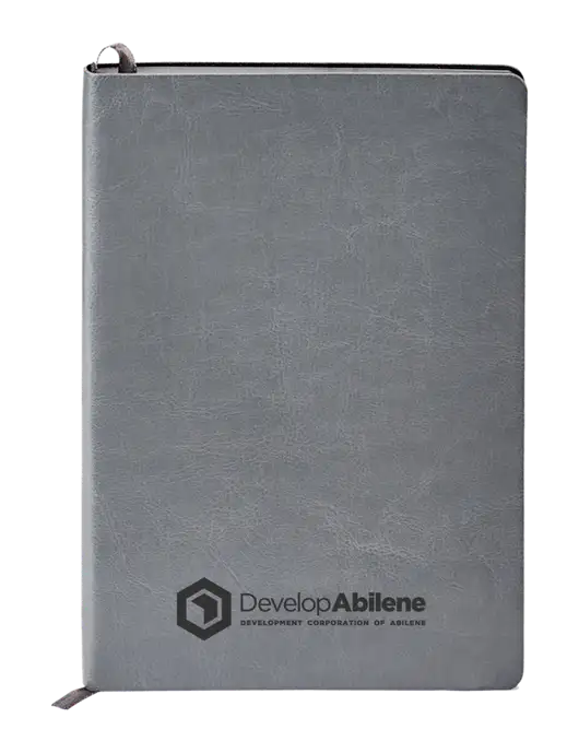 Fabrizio Grey Soft Cover 5.75 x 8.125 Journal w/Develop Abilene Logo
