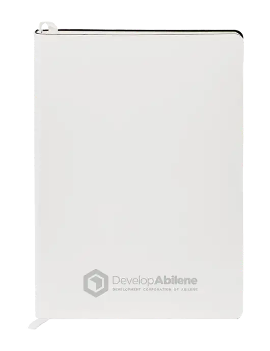 Fabrizio White Soft Cover 5.75 x 8.125 Journal w/Develop Abilene Logo