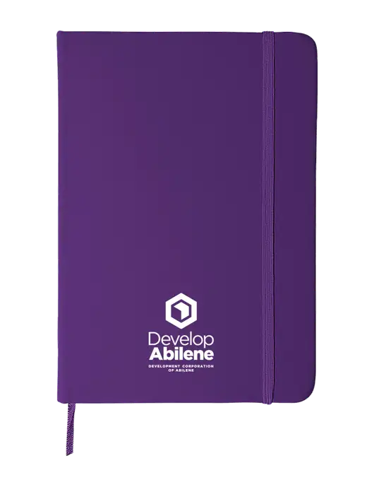 Purple Comfort Touch Bound Journal 5" X 7" w/Develop Abilene Logo