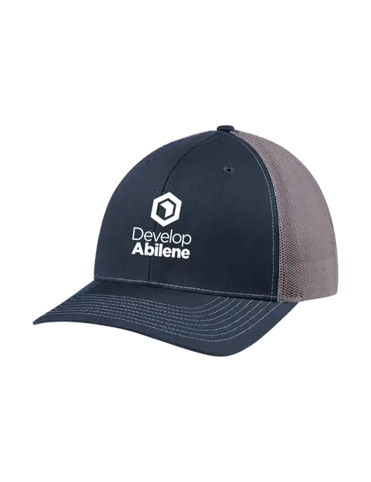 Richardson Adjustable Snapback Original 112 Trucker Cap Navy w/Charcoal Mesh w/Develop Abilene Logo