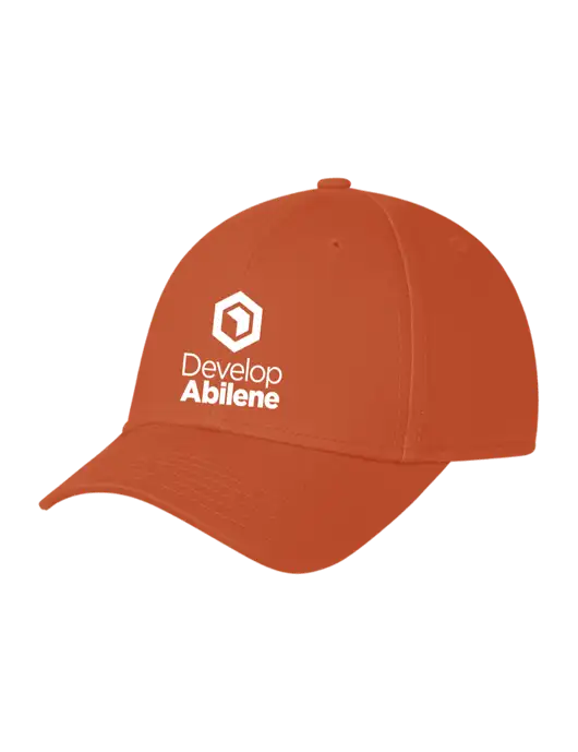 Burnt Orange Structured Cap Hook & Loop w/Develop Abilene Logo