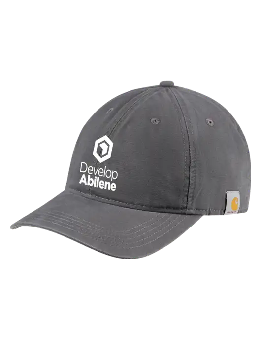 Carhartt Dark Grey Cotton Canvas Cap w/Develop Abilene Logo