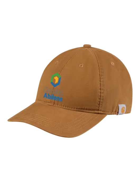 Carhartt Light Brown Cotton Canvas Cap w/Develop Abilene Logo