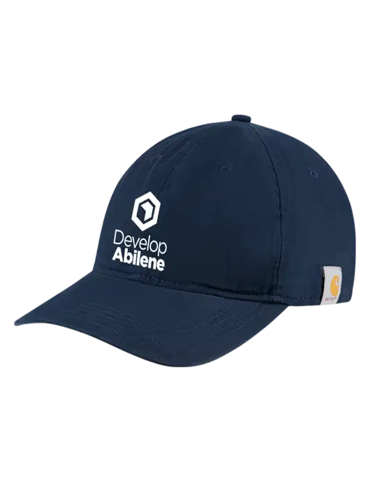 Carhartt Navy Cotton Canvas Cap w/Develop Abilene Logo