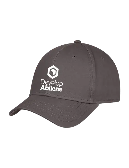 Charcoal Structured Cap Hook & Loop w/Develop Abilene Logo