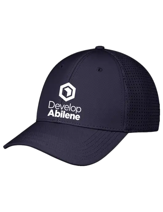 Navy Performance Stretchable Cap Hook & Loop w/Develop Abilene Logo