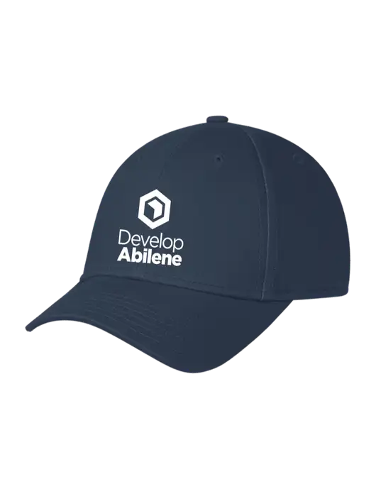 Navy Structured Cap Hook & Loop w/Develop Abilene Logo