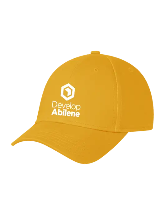 Yellow Gold Structured Cap Hook & Loop w/Develop Abilene Logo