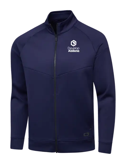 OGIO Navy Endurance Modern Performance Full-Zip w/Develop Abilene Logo