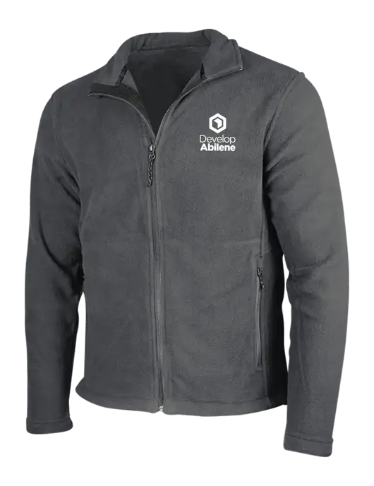 Dark Grey Fleece Jacket w/Develop Abilene Logo
