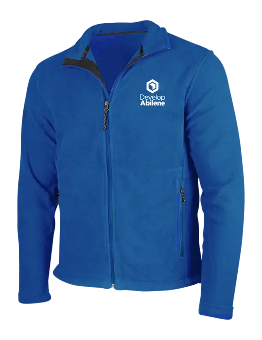 Dark Royal Fleece Jacket w/Develop Abilene Logo
