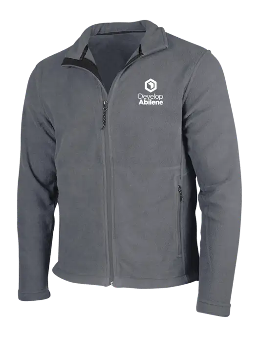 Medium Grey Fleece Jacket w/Develop Abilene Logo