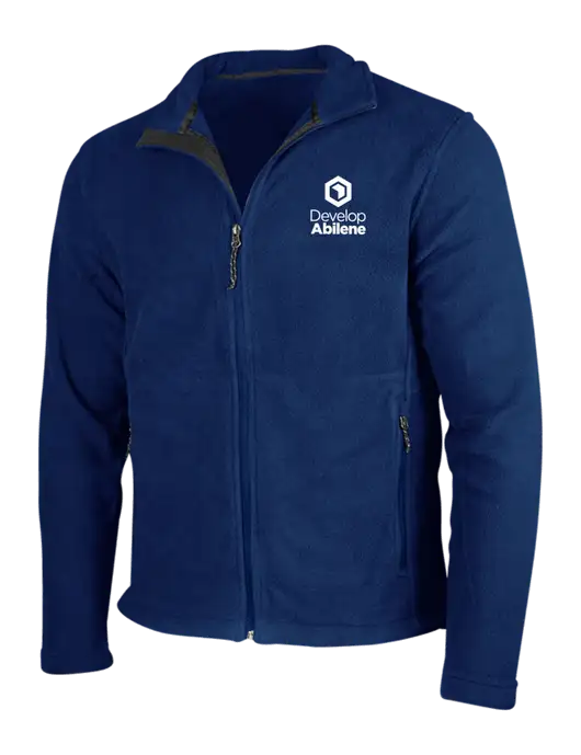 Navy Fleece Jacket w/Develop Abilene Logo