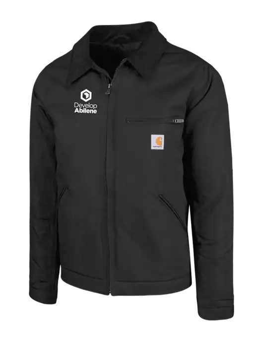 Carhartt Black Duck Detroit Jacket w/Develop Abilene Logo