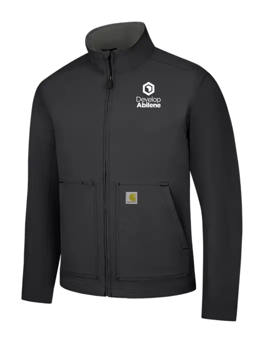 Carhartt Black Super Dux Soft Shell Jacket w/Develop Abilene Logo
