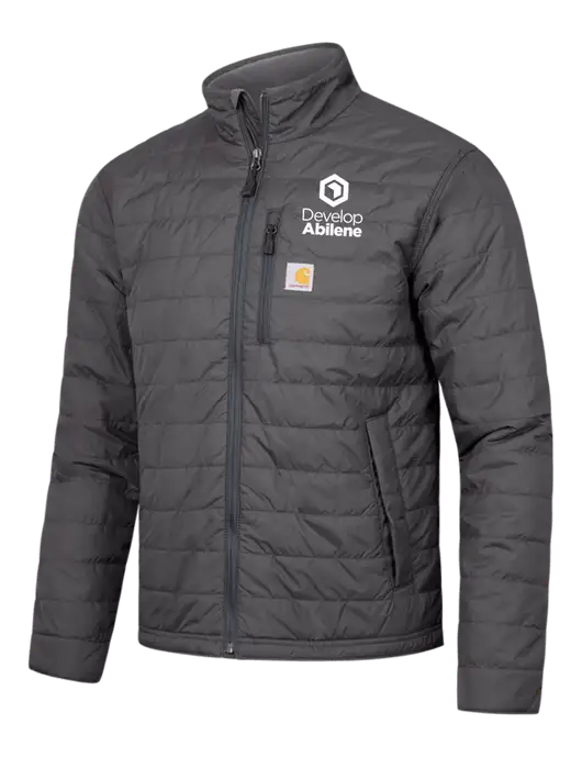 Carhartt Dark Grey Gilliam Jacket w/Develop Abilene Logo