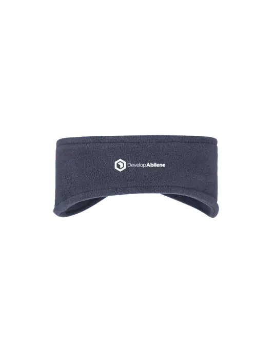 Navy Stretch Fleece Headband w/Develop Abilene Logo