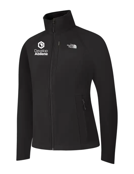 North Face Womens Black Apex Barrier Soft Shell Jacket  w/Develop Abilene Logo